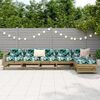 vidaXL Salon de jardin 6 pcs bois de pin impr&eacute;gn&eacute;