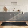 vidaXL Tapis rectangulaire gris 80x200 cm bambou