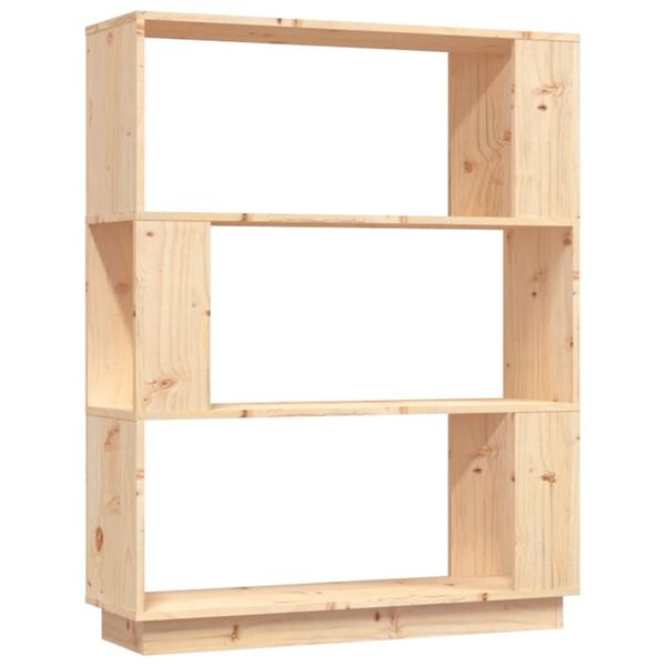 vidaXL Biblioth&egrave;que/S&eacute;parateur de pi&egrave;ce 80x25x101 cm Pin solide