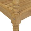 vidaXL Chaises Batavia lot de 2 et coussins noirs Bois de teck massif