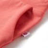 Pantalon &agrave; jambes larges pour enfants corail 140