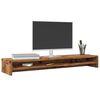 vidaXL Support de moniteur vieux bois 100x24x13 cm bois d'ingénierie
