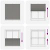 vidaXL Store pliss&eacute; anthracite 115x100 cm largeur du tissu 114,4 cm