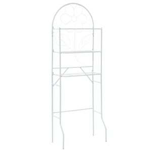 vidaXL &Eacute;tag&egrave;re de toilette Blanc 60x33x174 cm