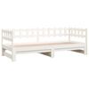 vidaXL Lit coulissant sans matelas blanc 2x(90x190) cm
