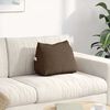 vidaXL Coussin de Dos Marron 45 x 20 x 35 cm tissu