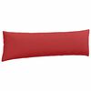 vidaXL Coussins de canapé 2 pcs Rouge 145 x 40 cm tissu