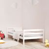 vidaXL Cadre de lit sans matelas blanc 80x200 cm bois massif de pin