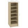 vidaXL Armoire à chaussures Chêne Sonoma 31,5x35x90 cm Bois ingénierie
