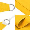 vidaXL Voile de parasol tissu oxford rectangulaire 4x6 m jaune