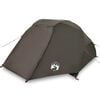 vidaXL Tente de p&ecirc;che 3 personnes marron imperm&eacute;able