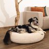 Beeztees Lit pour chien Mousse &agrave; m&eacute;moire de forme Jaxx 50x20 cm Beige
