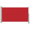 vidaXL Auvent lat&eacute;ral r&eacute;tractable de patio 140 x 300 cm Rouge