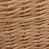 vidaXL Panier &agrave; bois de chauffage poign&eacute;es de transport 56x40x28 cm