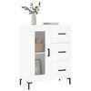 vidaXL Buffet blanc 69,5x34x90 cm bois d'ing&eacute;nierie