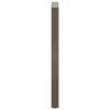 vidaXL Pieds de table de bar en U 2 pi&egrave;ces Acier naturel 40 x (110-111) cm Acier