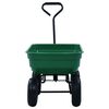 vidaXL Chariot à main de jardin 300 kg 75 L Vert