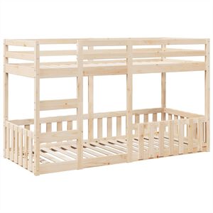 vidaXL Lit superpos&eacute; 80x200 cm Bois de pin massif