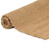 vidaXL Tapis rectangulaire Naturel 160x230 cm Jute