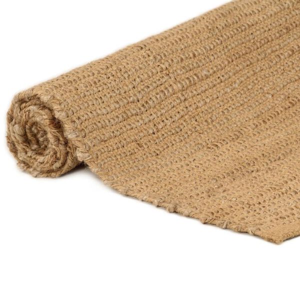 vidaXL Tapis rectangulaire Naturel 160x230 cm Jute