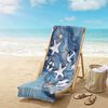Good Morning Serviette de plage KEVIN 100x180 cm Bleu
