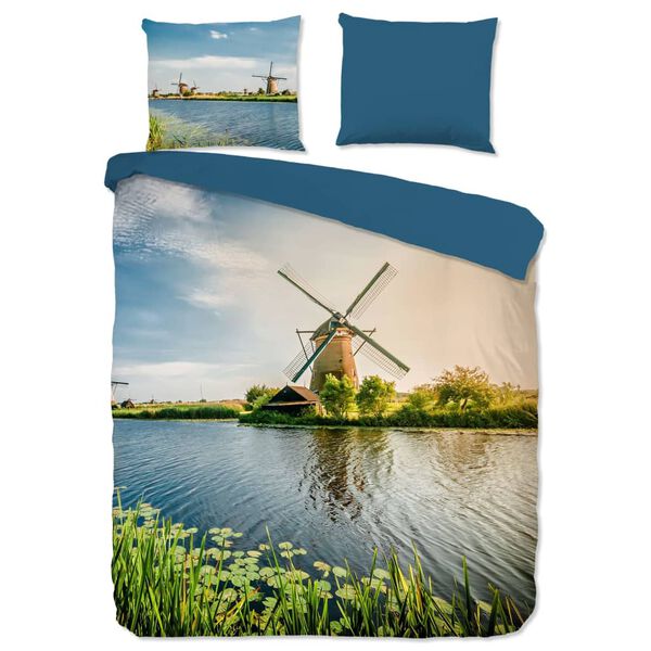 Good Morning Housse de couette WINDMILL 140x200/220 cm Multicolore