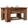 vidaXL Table basse vieux bois 79x49x41 cm bois d'ingénierie
