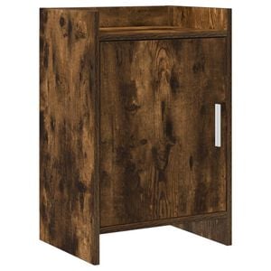 vidaXL Tables de chevet Ch&ecirc;ne fum&eacute; 40 x 30 x 60 cm Bois d'ing&eacute;nierie
