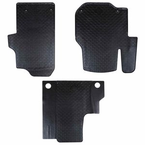 vidaXL Tapis de voiture 3 pcs Noir VW CRAFTER , TGE TPE