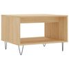 vidaXL Table basse ch&ecirc;ne sonoma 60x50x40 cm bois d'ing&eacute;nierie