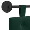 vidaXL T&ecirc;te de lit suspendue Vert fonc&eacute; 130 x 55 x 7 cm Velours