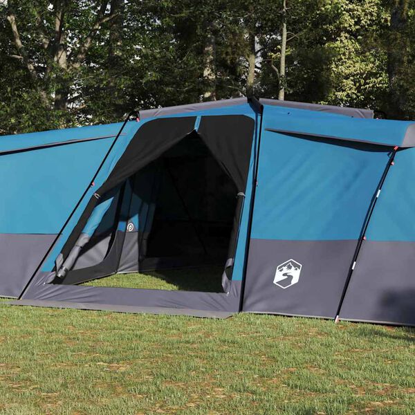 vidaXL Tente familiale avec toit Bleu 833 x 585 x 216 cm taffetas