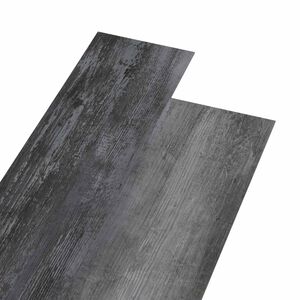 vidaXL Planches de Sol Autocollantes 32 pcs Gris brillant 4,46 m&sup2; PVC