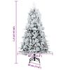 vidaXL Sapin de No&euml;l Artificiel &agrave; Branches Articul&eacute;es Blanc 120 cm