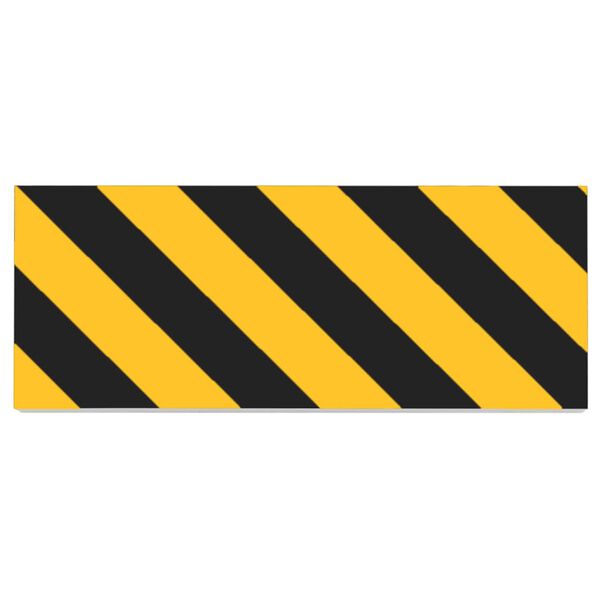 vidaXL Protecteurs de mur 6 pcs Jaune et noir 50x10x2 cm Mousse EVA