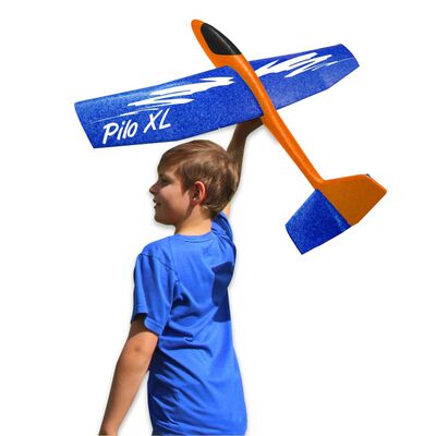 JAMARA Planeur jouet en mousse Pilo XL Bleu et orange