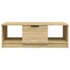 vidaXL Table basse chêne sonoma 102x50x36 cm bois d'ingénierie