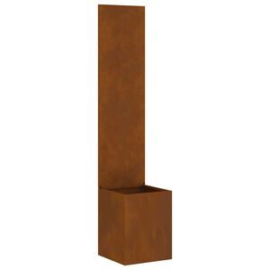 vidaXL &Eacute;cran de confidentialit&eacute; de jardin Fretwork Rouill&eacute; 32 x 150 cm