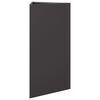 vidaXL Jardini&egrave;re noir triangulaire 40x34,5x70 cm acier
