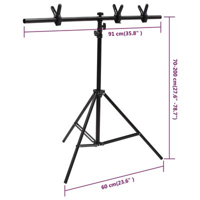 vidaXL Kit de studio photo avec éclairage écran de fond et réflecteur