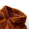 Veste à capuche pour enfants cognac 128