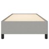 vidaXL Cadre de lit sans matelas gris clair 80x200 cm tissu