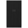 vidaXL Biblioth&egrave;que Ch&ecirc;ne noir 82,5 x 30,5 x 150 cm Bois d'ing&eacute;nierie