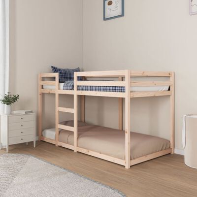 vidaXL Lit superposé sans matelas 90x190 cm bois de pin massif