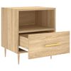 vidaXL Tables de chevet 2 pcs ch&ecirc;ne sonoma 40x35x47,5 cm