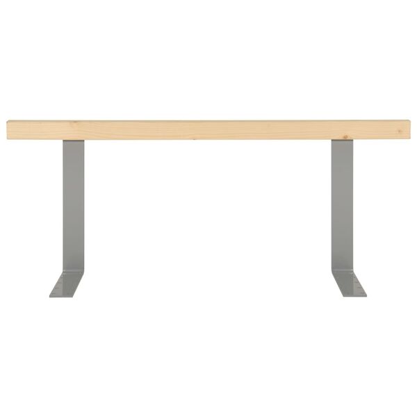 vidaXL Dossier pour canap&eacute; palette 110 cm Bois de pin solide