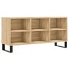 vidaXL Meuble TV ch&ecirc;ne sonoma 103,5x30x50 cm bois d'ing&eacute;nierie