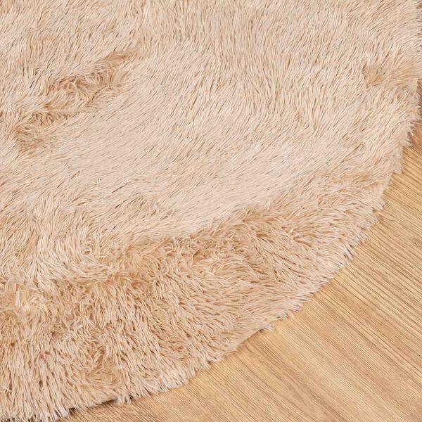 vidaXL Tapis Shaggy &agrave; poils longs NAVARRA beige 300x200 cm polyester