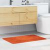 vidaXL Tapis de bain antid&eacute;rapant Orange 60 x 90 cm PP