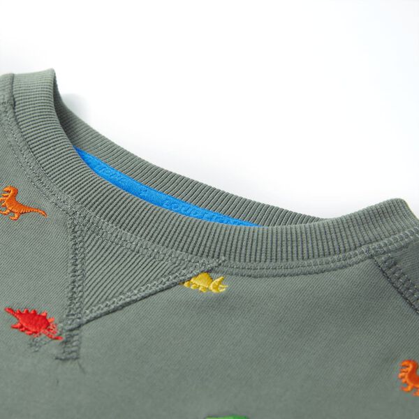 Sweatshirt pour enfants kaki 128